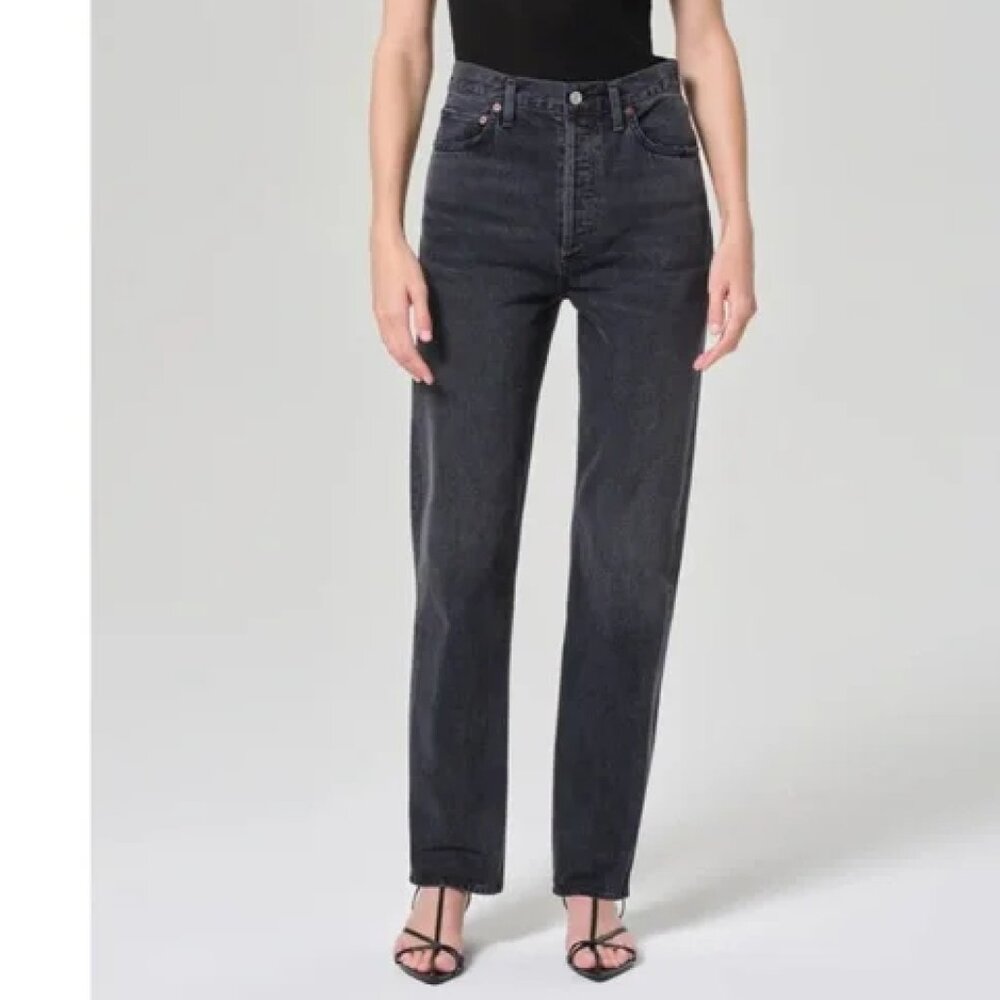 Agolde 90'S PINCH WAIST HIGH RISE STRAIGHT JEANS
IN HITCH (26) NWOT